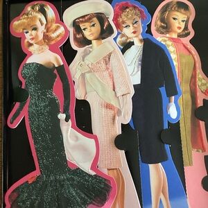 Barbie Fashion Paper Dolls - Pink, Black, White